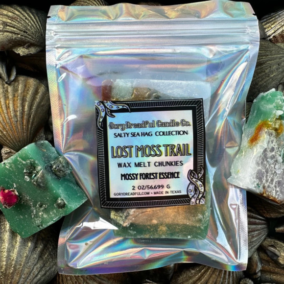 Lost Moss Trail Wax Melt Chunkie Bars - Mossy Forest Scent - Picture 3 of 6